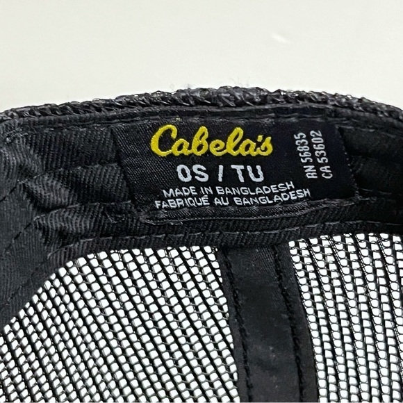 Cabela’s Men’s Navy Blue Mesh Snapback Trucker Hat NWT - Picture 9 of 9